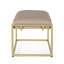 Banc en similicuir