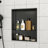 Stainless Steel Shower Niche , Gunmetal Black-1865775668-1865775667