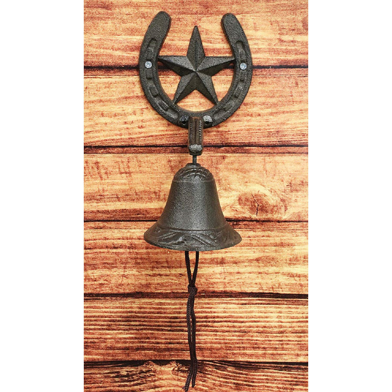 Cloche de jardin murale western star cheval door Durkin