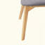 Chaises de salle à manger rembourrées de style Mid-Century (ensemble de 4), confortables et élégantes-2127860754-2136557197