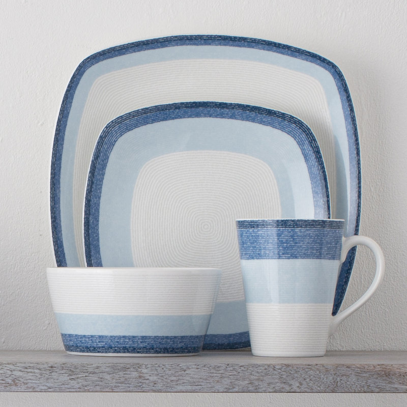 Couvert individuel 4 pièces Noritake Colorscapes Layers, Ciel