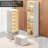9-Tier 9-18 Pairs Plastic Stackable Shoe Storage Cabinet For Entryway Easy Assembly