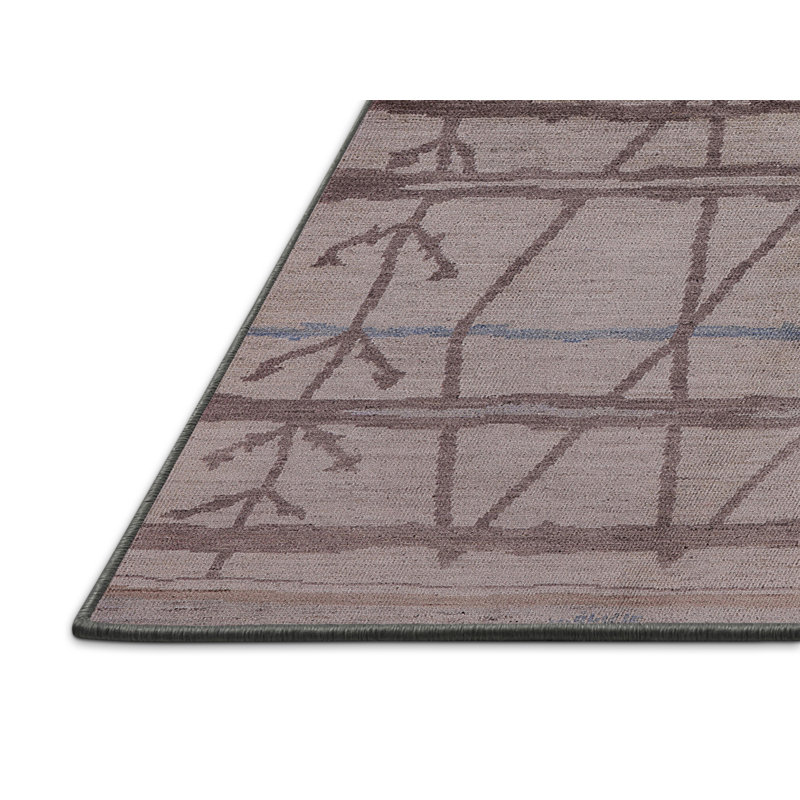 Tapis gris / brun Holdrege, Rectangle 3 pi x 5 pi