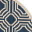 Tapis intérieur / extérieur bleu marine / beige Arneshia-786149245