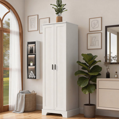 Storage Cabinet With Two Doors For Bathroom