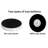 Suttle 2PCS 12.8" Mirrored Vanity Tray Set （One Rotating Base & One Non-rotating Base）