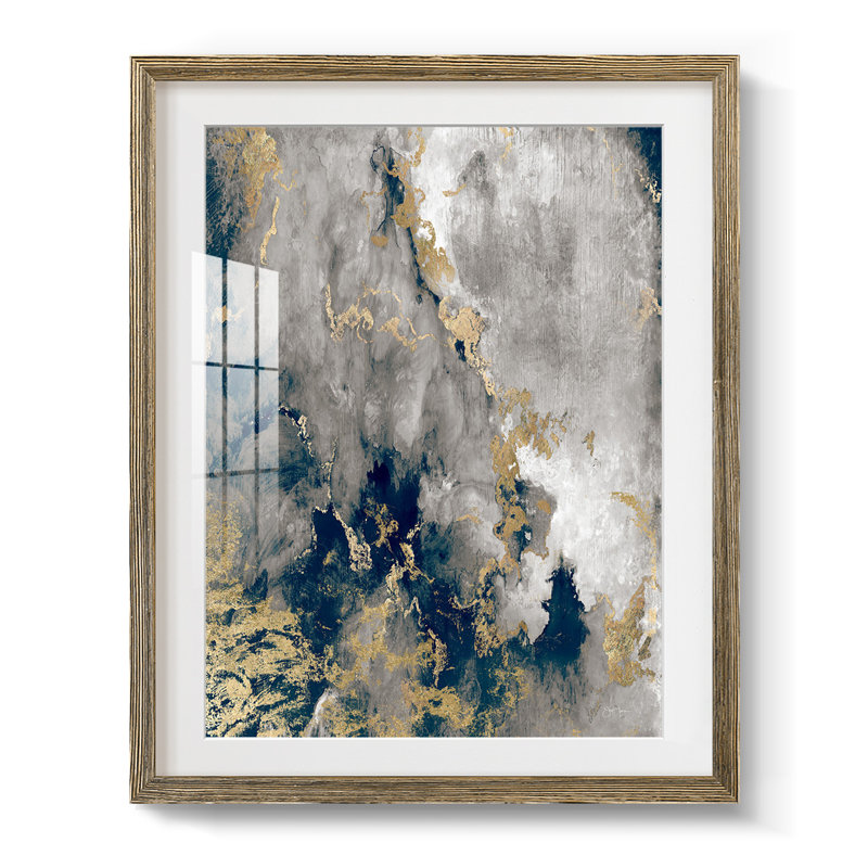 «Early Dream II», reproduction encadrée, Blanc, Papier avec cadre noyer