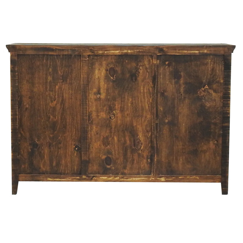Buffet en bois massif de 72 po de largeur