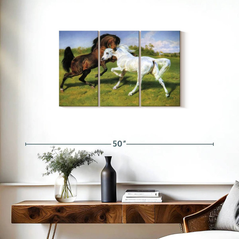 Brampt The Duel 1895, 20" H x 33" W