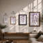 Cascading Wisteria Botanical - Framed Print-2071307933-2071307928