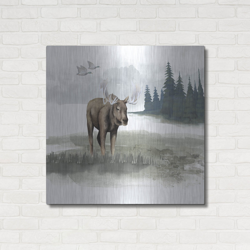 «Lodge Landscape III» par Grace Popp, H 36 po x l 36 po