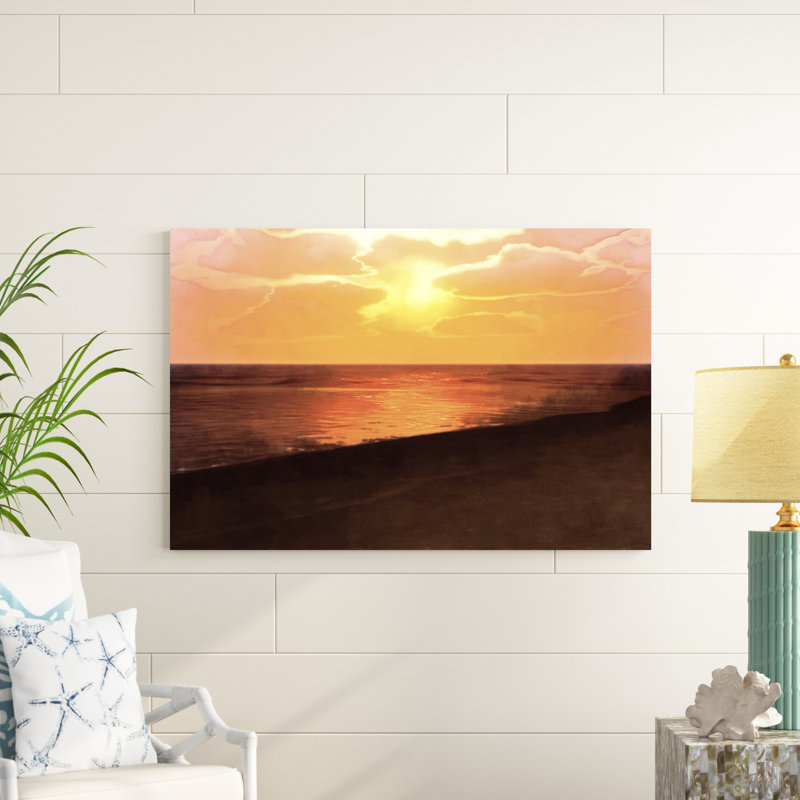 " Sunset Dreams IV " Painting Print, 32" H x 48" W 