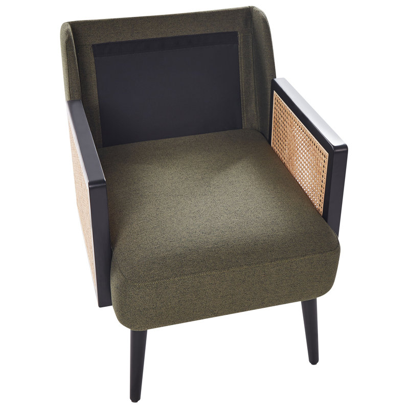 Alviani Upholstered Armchair, Green