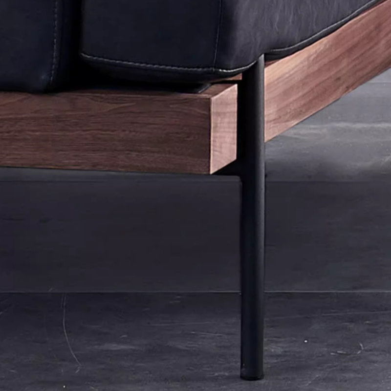 Canapé compact rétro en bois massif