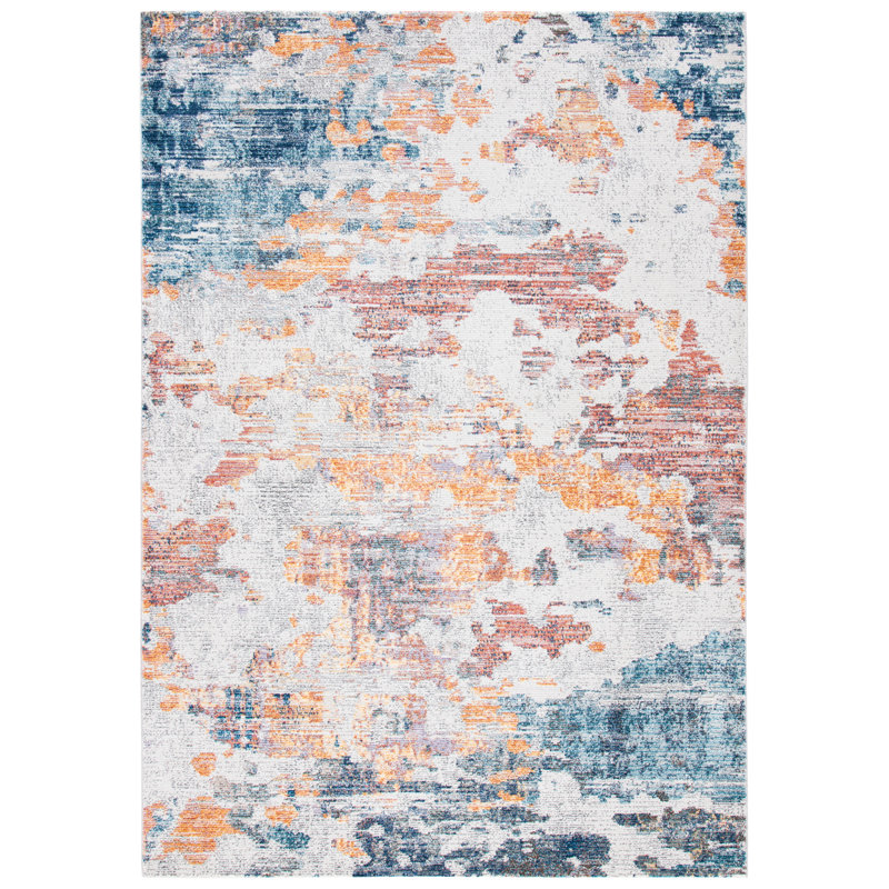 Tapis abstrait Wafrt Performance, Rectangle 5 pi x 7 pi