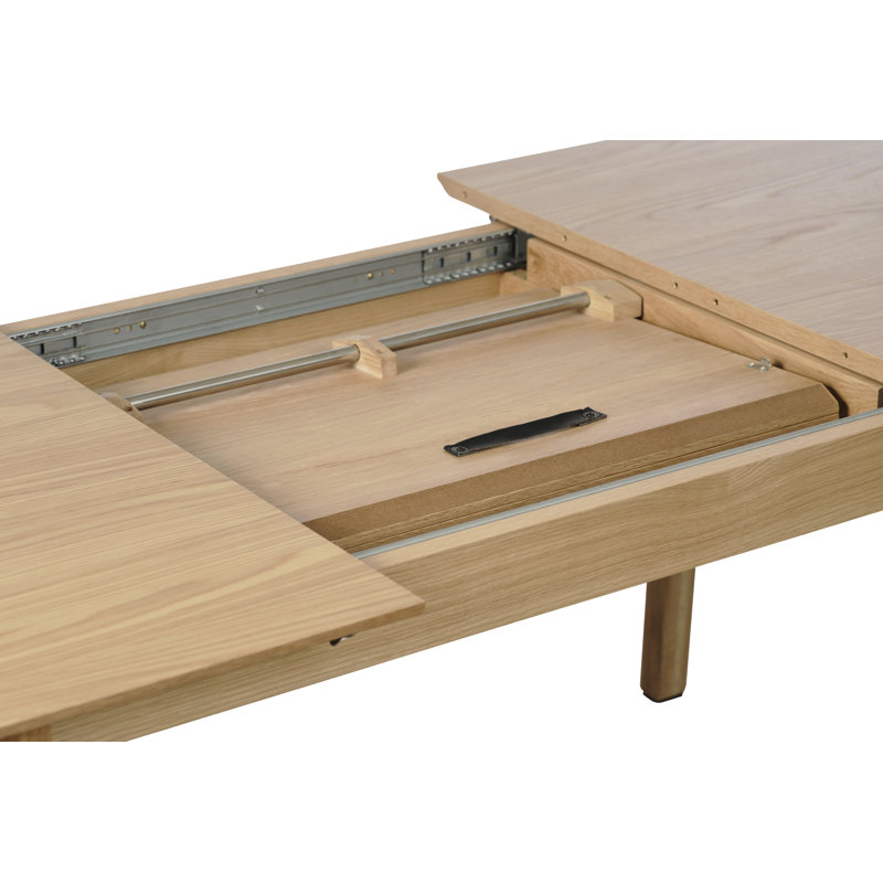 Bodiam Oak Dining Table, Natural , 75cm H x 95cm W x 140cm L
