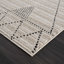 Tapis beige / gris à motif géométrique Boff-1244468158