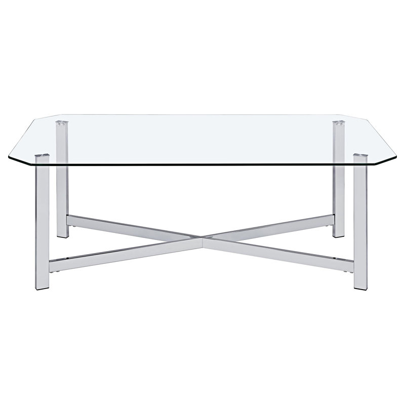 Table basse en verre