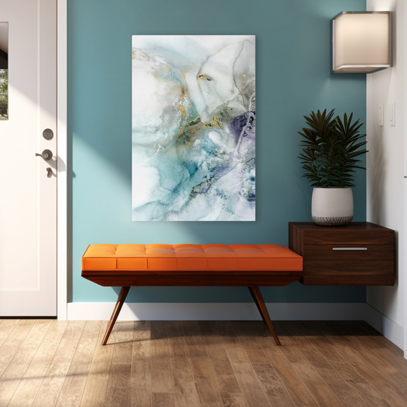 «Ethereal And Flow Blot I Art», H 48 po x l 32 po
