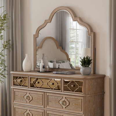 Miroir transitionnel l 49,9 ", chêne rustique