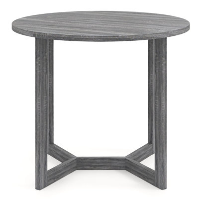 36 Inch Wood Dining Table For 2-4 People With Wing-shaped Pedestal
