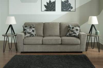 Devinlee Galenos Sofa, Pewter