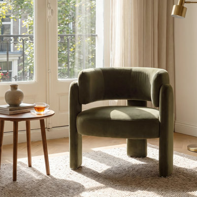 Fauteuil d'appoint demi-tonneau 33 po