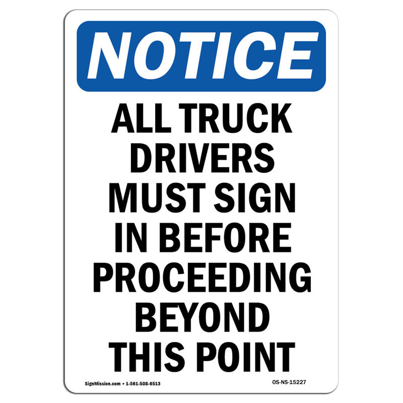 Tous les chauffeurs de camion doivent se connecter
