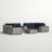 Lazaro 4 Piece Sectional Seating Group with Sunbrella Cushions-1231455009-1231455000