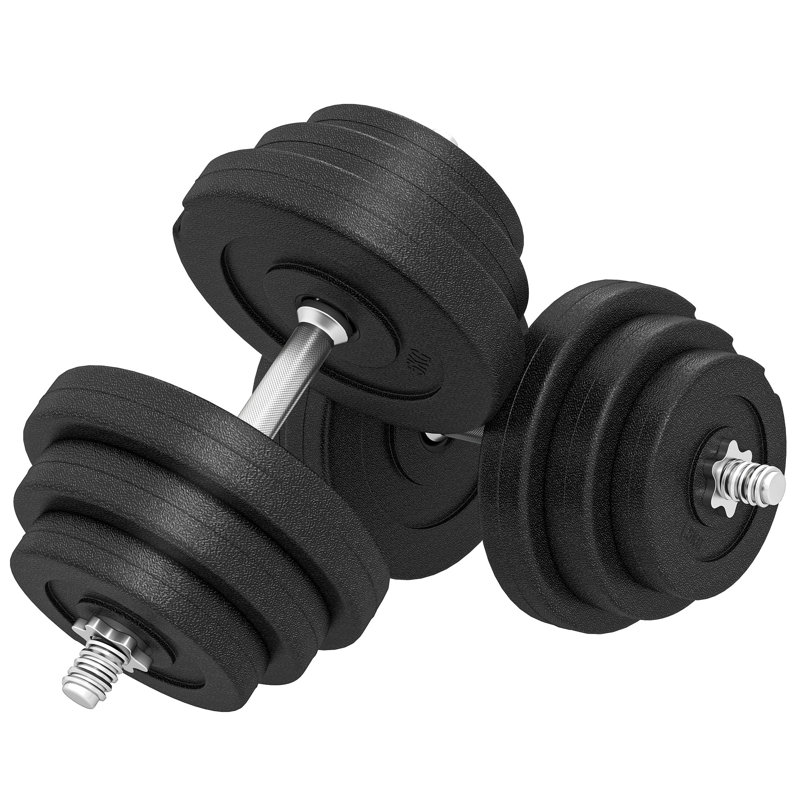 Ensemble de 2 haltères réglables de 44 lb