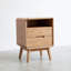 Armoire de chevet en bois massif Pure