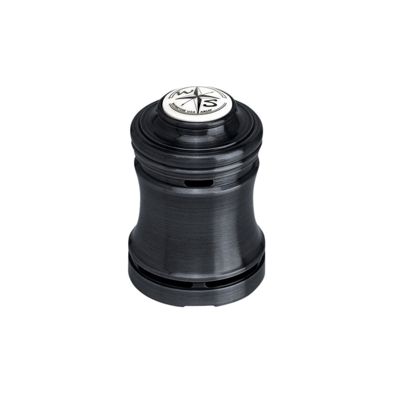 Traditional Single Port Air Gap, Matte Black