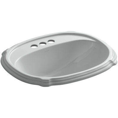 Portrait® 8 Degree Oval Drop-In Bathroom Sink with Overflow