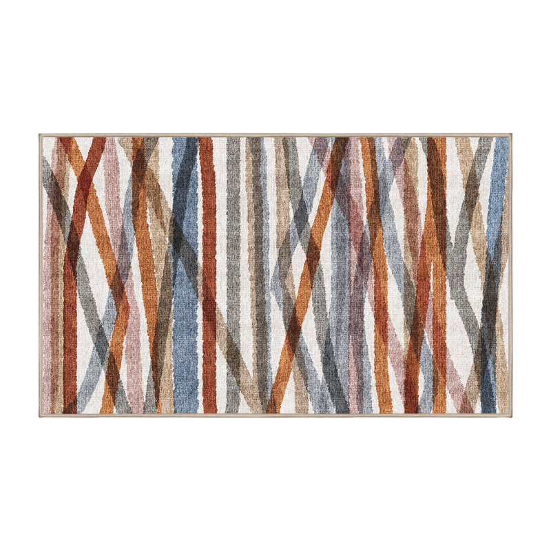 Tapis Fiordalisa avec envers antidérapant, Rectangle 6 pi x 9 pi