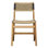 Lumen Teak Upholstered Dining Chair