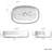 Pensen 23" X 15" Solid Surface Oval Bathroom Sink Vessel Sink Matte White