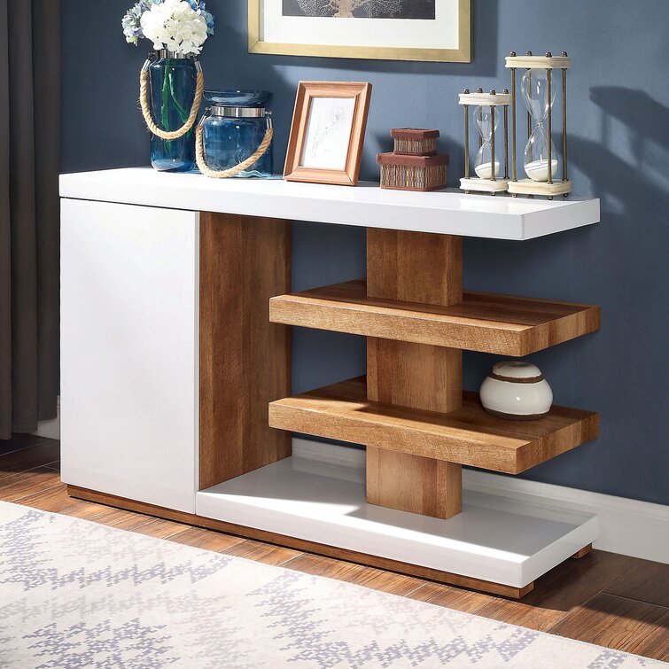 Villa Collection EBERN Tall Side Table with Drawer, Solid Oak - Interismo  Online Shop Global