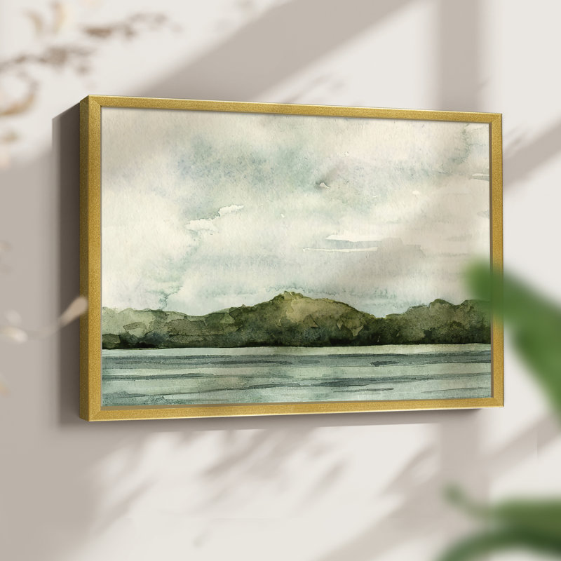 Riverside II -Framed Print - Restickable, 16" H x 20" W