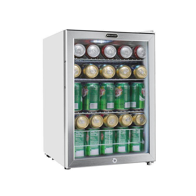 Whynter 90 Cans Beverage Refrigerator with Lock