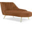 Chaise longue en velours Margo-1101043806