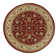 Round Boggess Oriental Area Rug