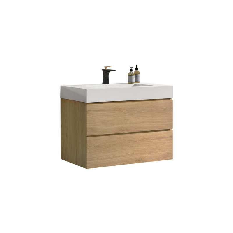Base de meuble-lavabo Modern, Blanc