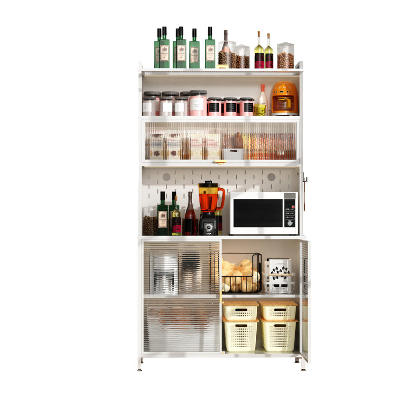 73'' Tall Kitchen Pantry Cabinet, White