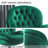 Zenon Velvet Swivel Accent Chair with Ottoman-991307797