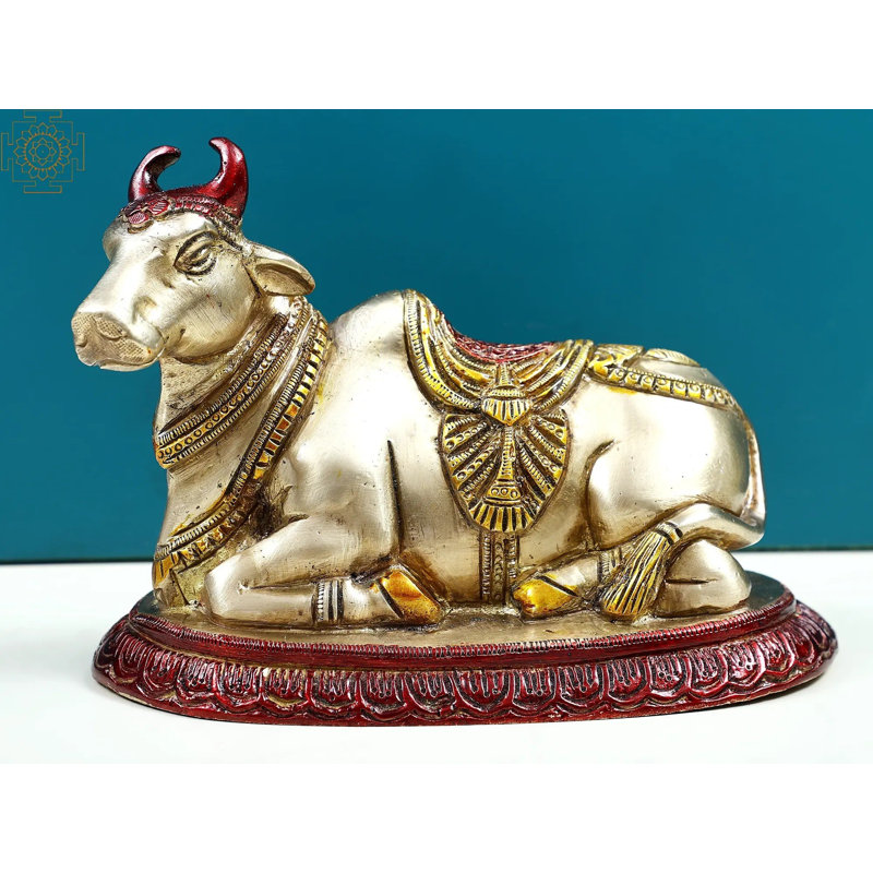 Figurine Nandi - Vahana de Shiva, Or