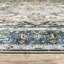 Tapis oriental antidérapant bleu / ivoire lavable à la machine Housel-809121051