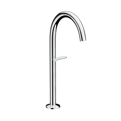 One 13.875" Height Single Hole Bathroom Sink Faucet