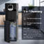 Ikt Water Dispenser With Ice Maker Bottom Load Self-Making Ice Machine And Water Cooling 17Lbs Daily Capacity Black (No Hot Water)