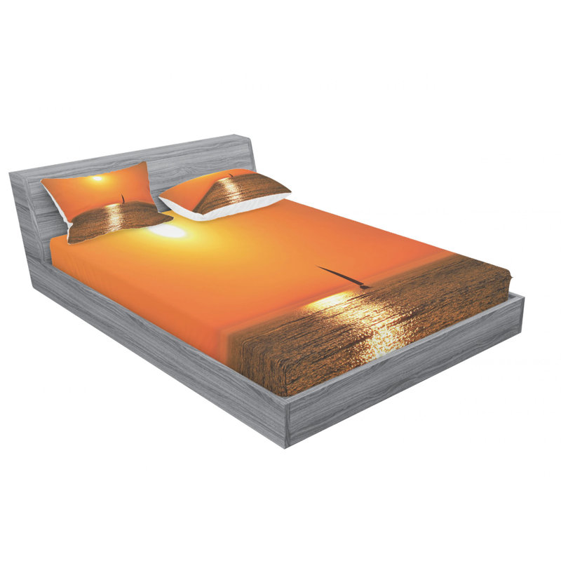 Microfiber Sheet Set, Full Sheet Set with Fitted Sheet