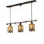 48" Long Cottage Mission 3 Light Island Pendant